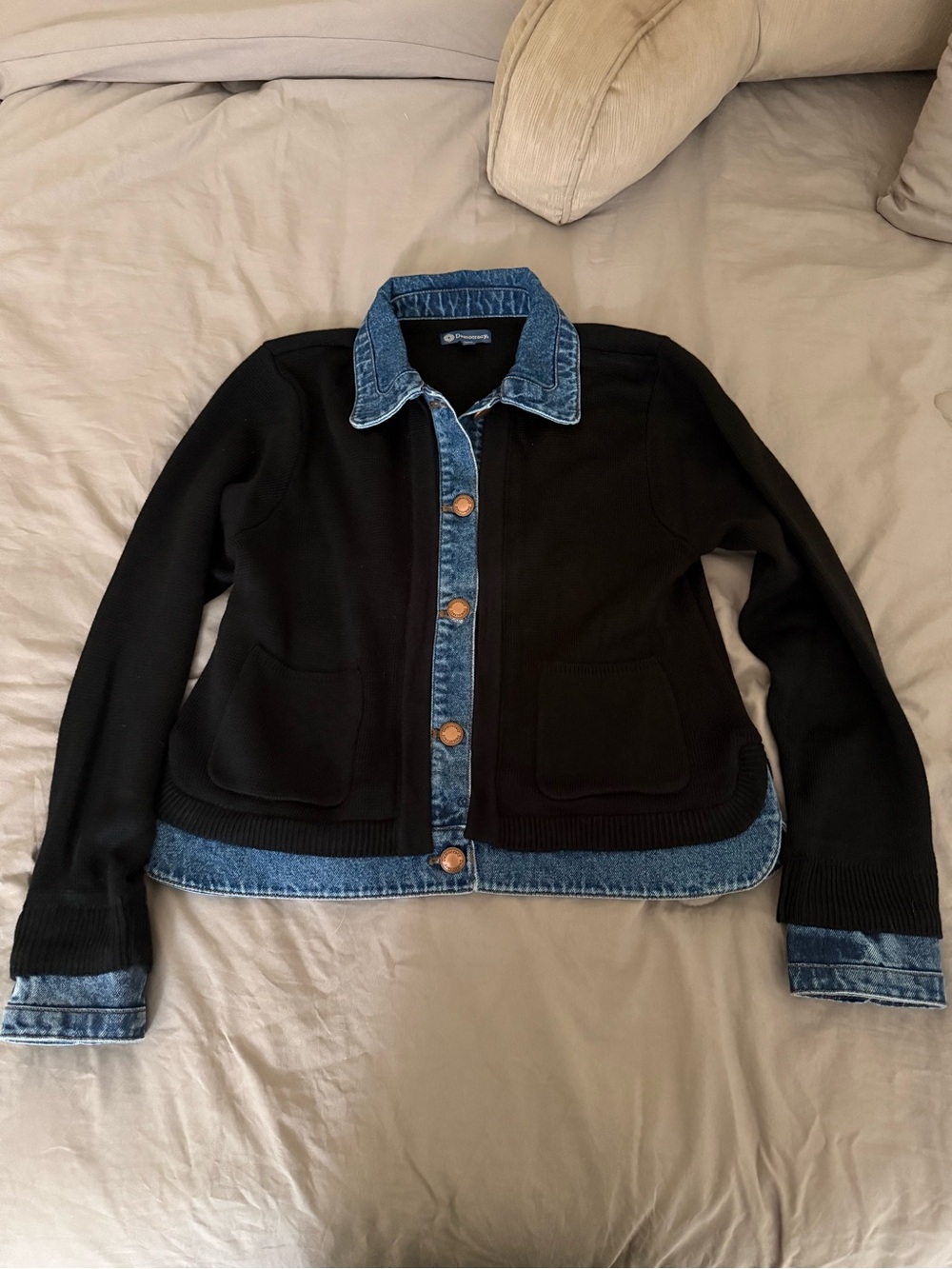 Democracy mixed media jacket